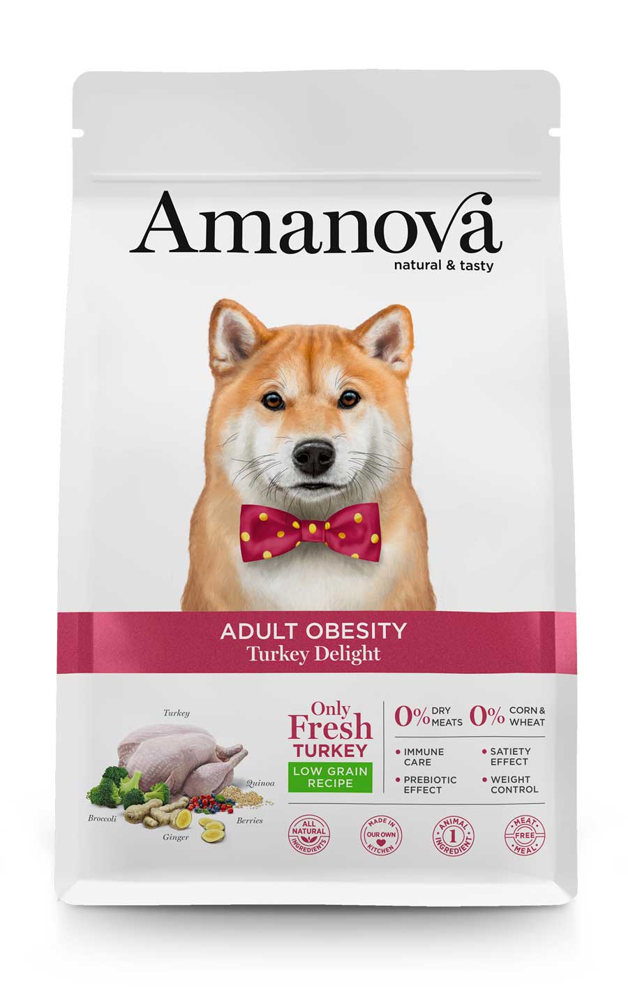 Amanova dog Adult obesity Turkey Delight