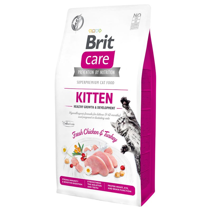 Brit Care Grain-Free Kitten Healthy Growth & Development Crocchette gattini