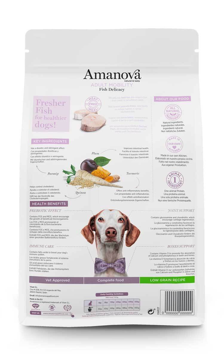 Amanova dog Adult mobility Fish Delicacy