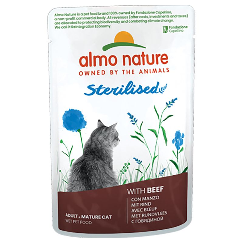 Almo Nature Holistic Sterilised Alimento umido per gatto