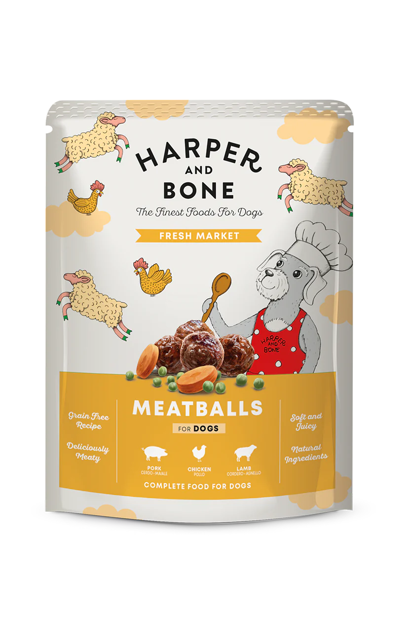 Harper and bone polpette per cani Fresh market 300 gr