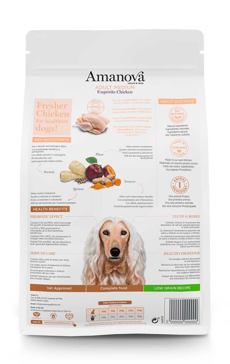 Amanova dog Adult medium Exquisite Chicken