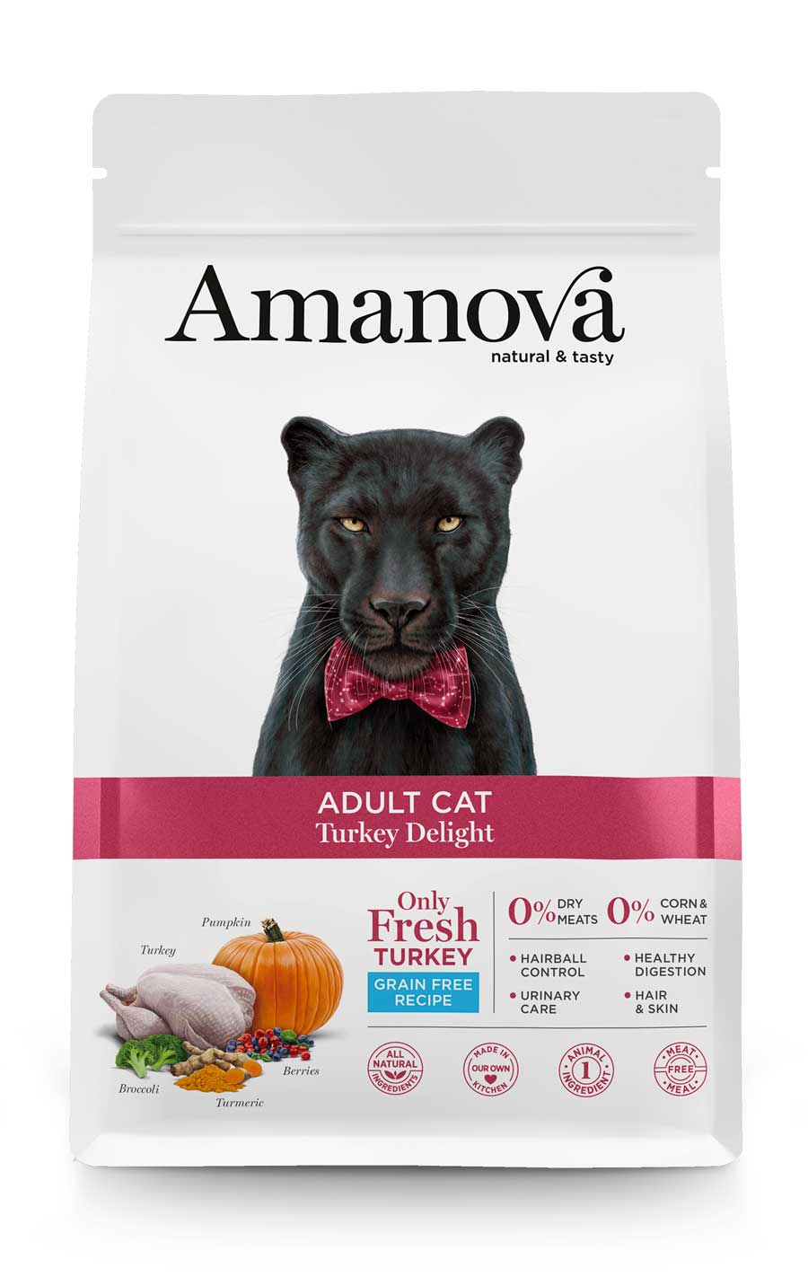 Amanova Adult Cat Turkey Delight Tacchino fresco 85 gr