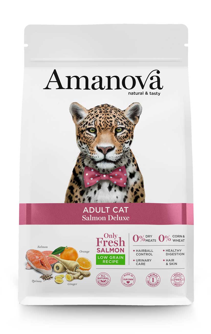 Amanova Adult Cat Salmon Deluxe Salmone fresco