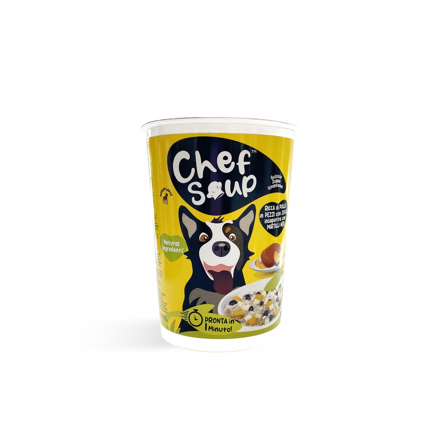 Chef Soup – Zuppa con pezzi di Pollo, Mirtilli, Zucca