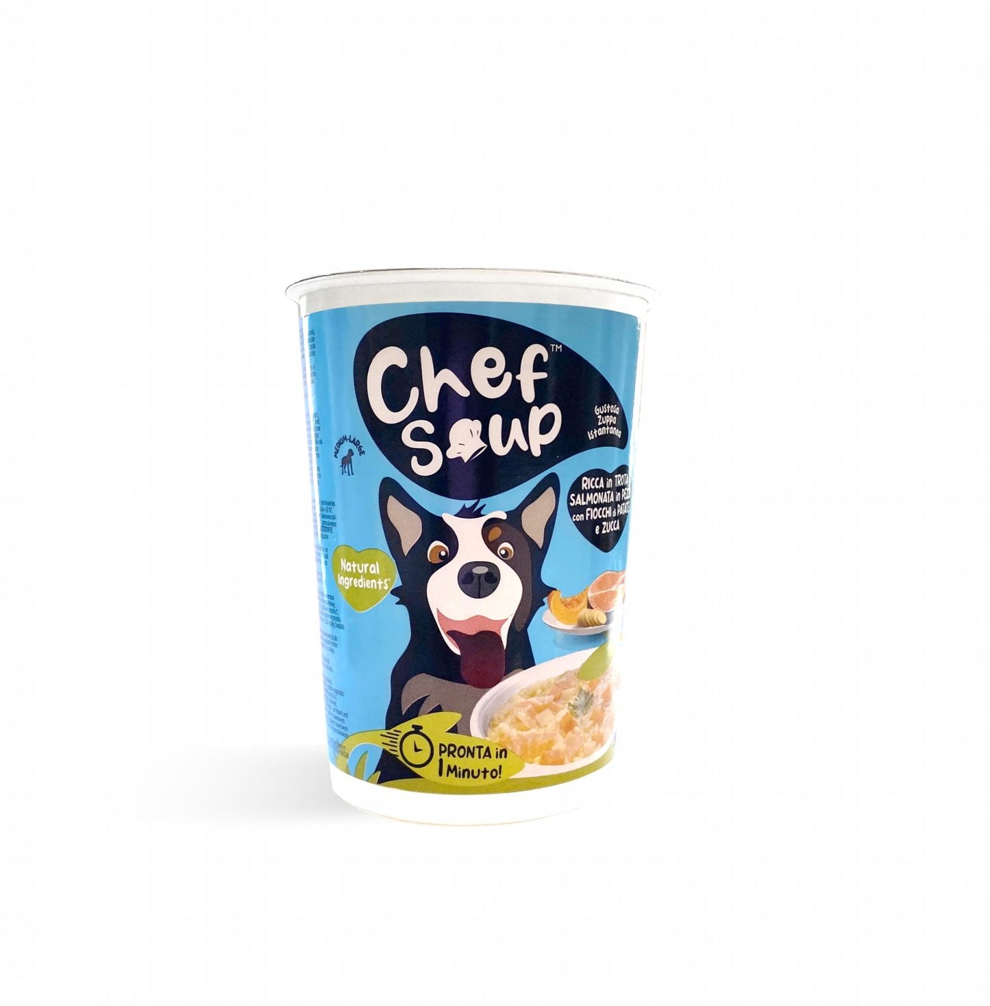 Chef Soup – Zuppa con pezzi di Trota Salmonata, Patate, Zucca
