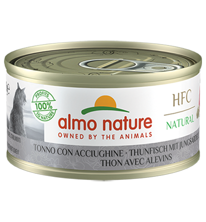Almo nature HFC Natural Tonno con Acciughine 1+ anni - 70 gr
