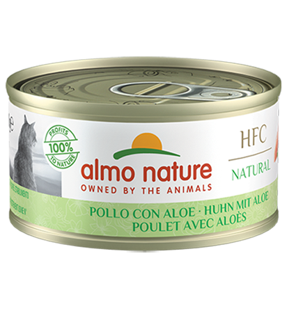 Almo nature HFC Natural Pollo con Aloe 1+ anni - 70 gr