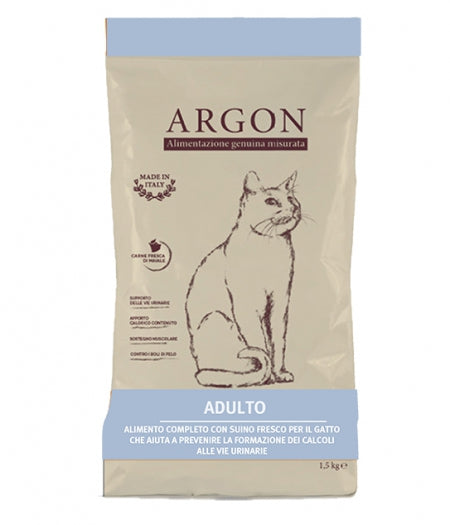 Argon gatto adulto al suino 1,5 kg