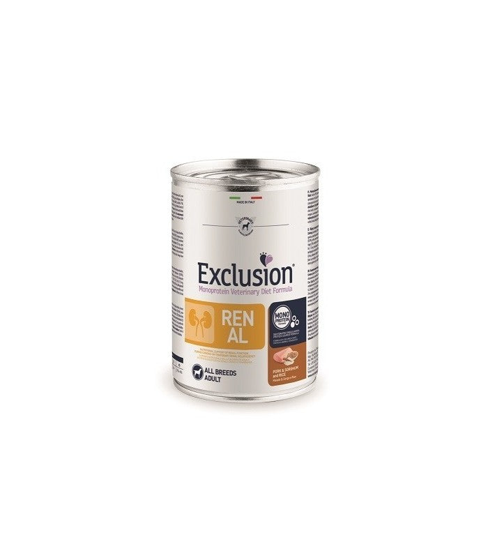 Exclusion diet formula renal maiale sorgo e riso 200 gr