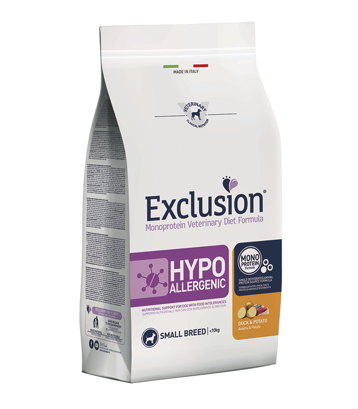 Exclusion hypoallergenic anatra e patate small 2 KG