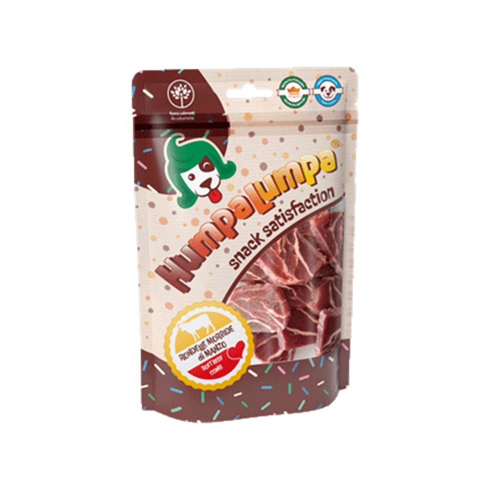 Snack humpa lumpa cane RONDELLE MORBIDE DI MANZO 85 GR