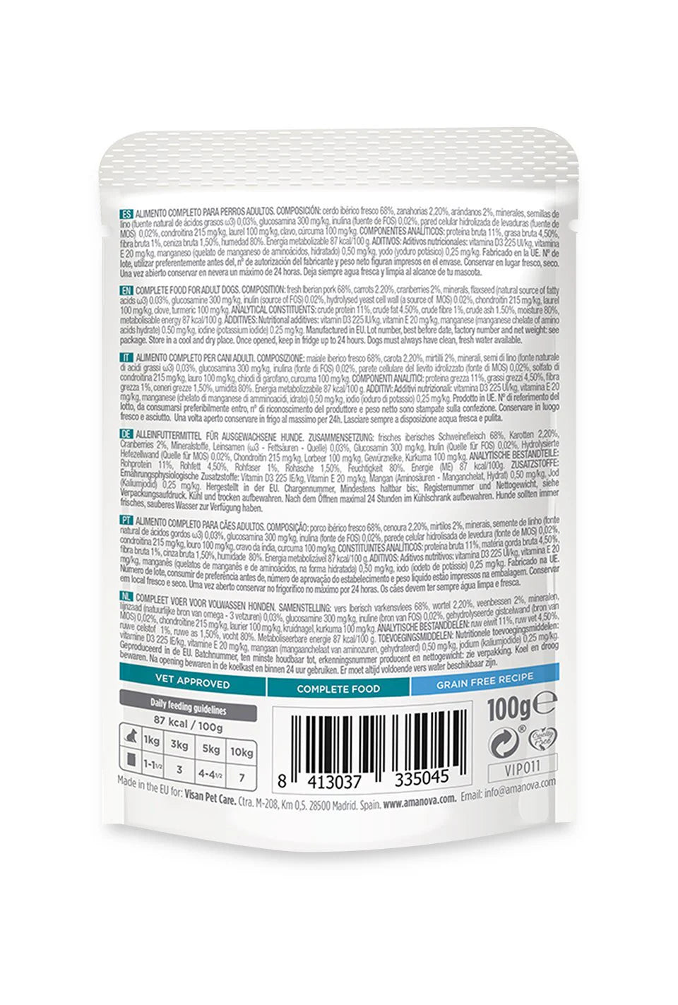 Amanova umido Iberian Pork