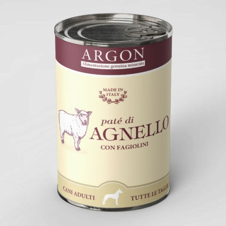 Argon umido cane paté monoproteico agnello 400 gr