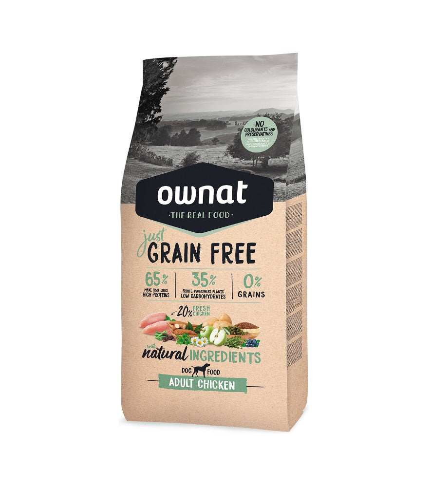 OWNAT GRAIN FREE JUST ADULT CHICKEN 3KG