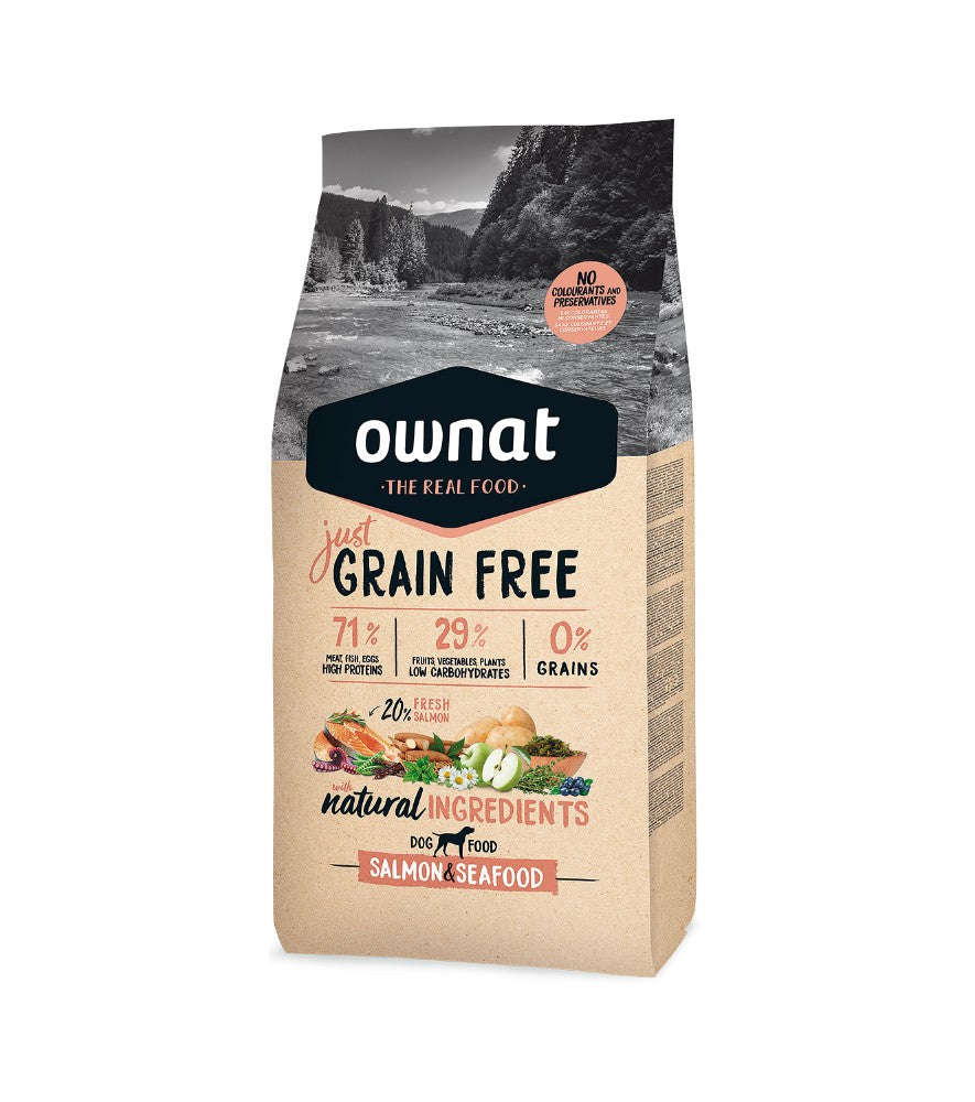 OWNAT GRAIN FREE JUST ADULT SALMON&SEAFOOD 3KG