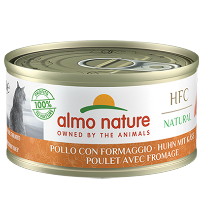 Almo nature HFC Natural Pollo con Formaggio 1+ anni - 70 gr