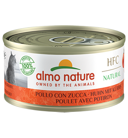 Almo nature HFC Natural Pollo con Zucca 1+ anni - 70gr