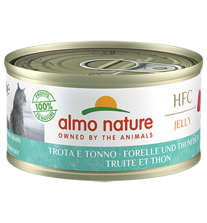 Almo nature HFC Jelly Trota e Tonno 1+ anni - 70 gr