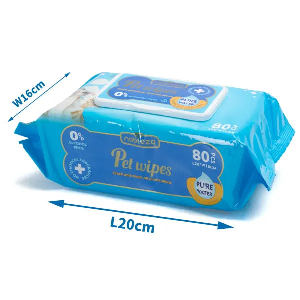 Salviette detergenti all'acqua purificata 80pz