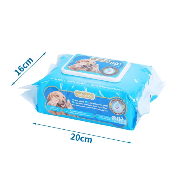 Salviette detergenti all'acqua purificata 80pz