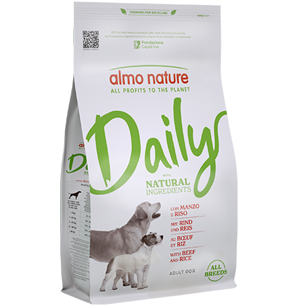 Almo Daily All Breeds con Manzo e Riso