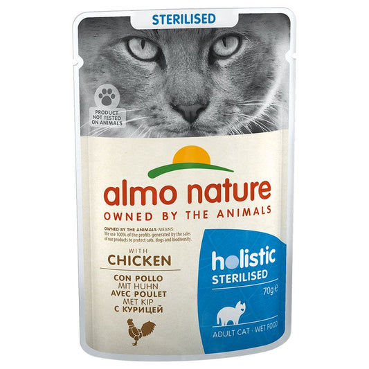 Almo Nature Holistic Sterilised Alimento umido per gatto