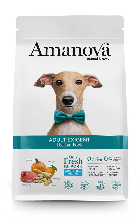 Amanova dog Adult exigent Iberian Pork