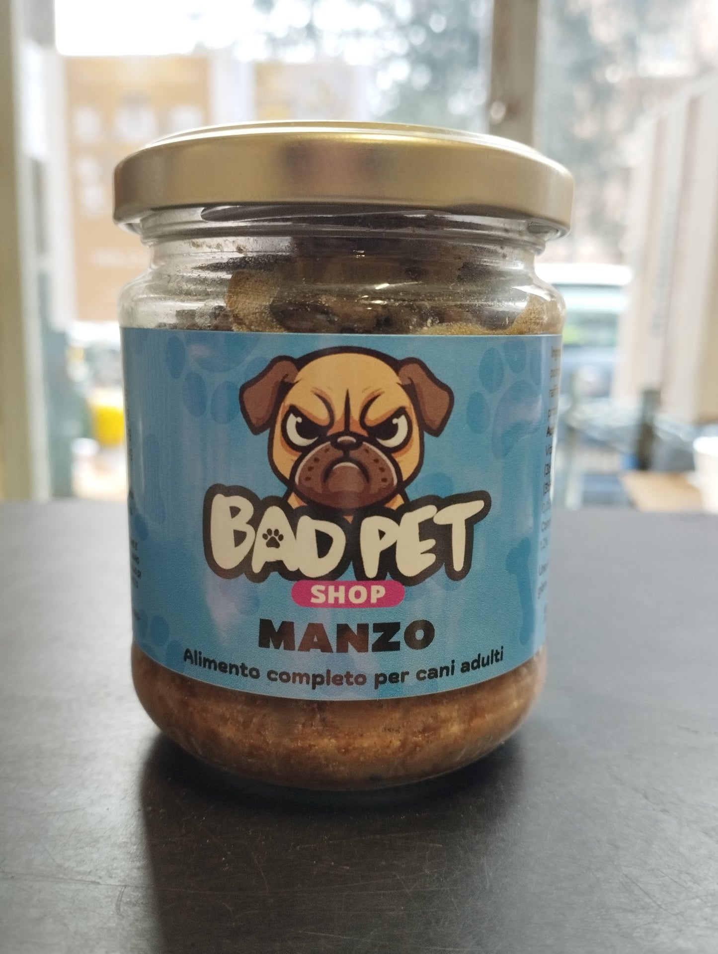 Bad pet Shop umido manzo per cani 150 gr