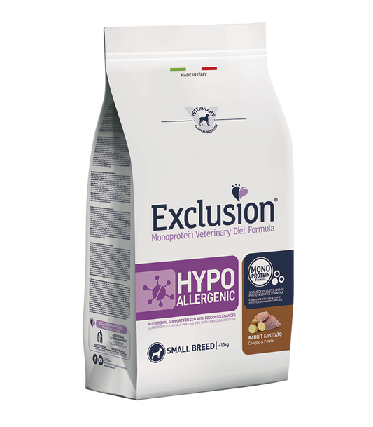 Exclusion hypoallergenic coniglio e patate Small 2 KG