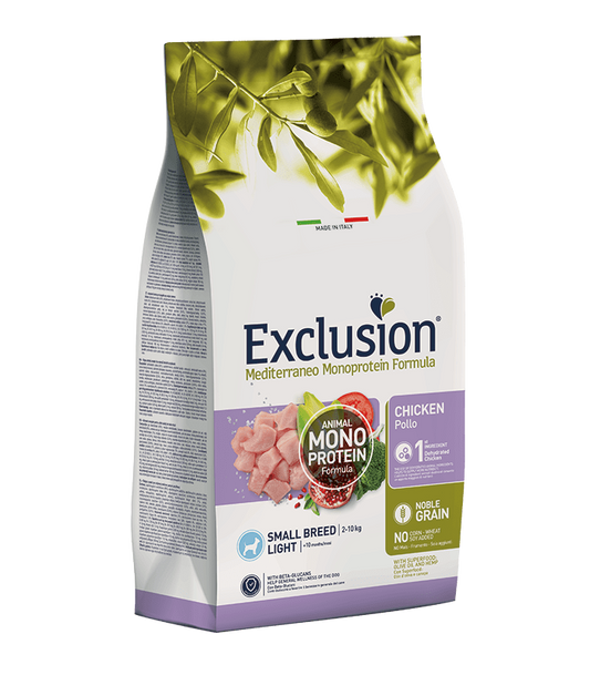 Exclusion mediterraneo cane light small 2 kg