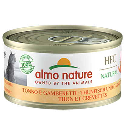 Almo nature HFC Natural Tonno e Gamberetti 1+ anni - 70 gr