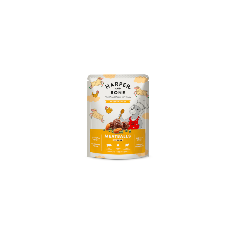 Harper and Bone 300 G Meatballs Polpette FRESH MARKET