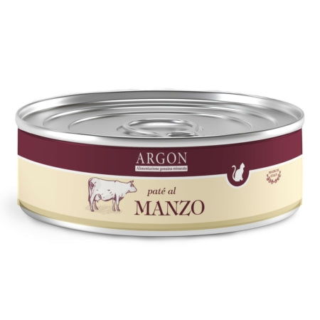 Argon umido gatto gusto manzo