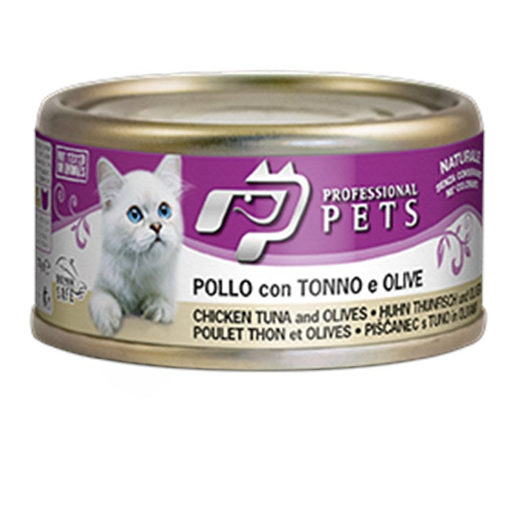 Professional pets 70 gr Pollo tonno e olive