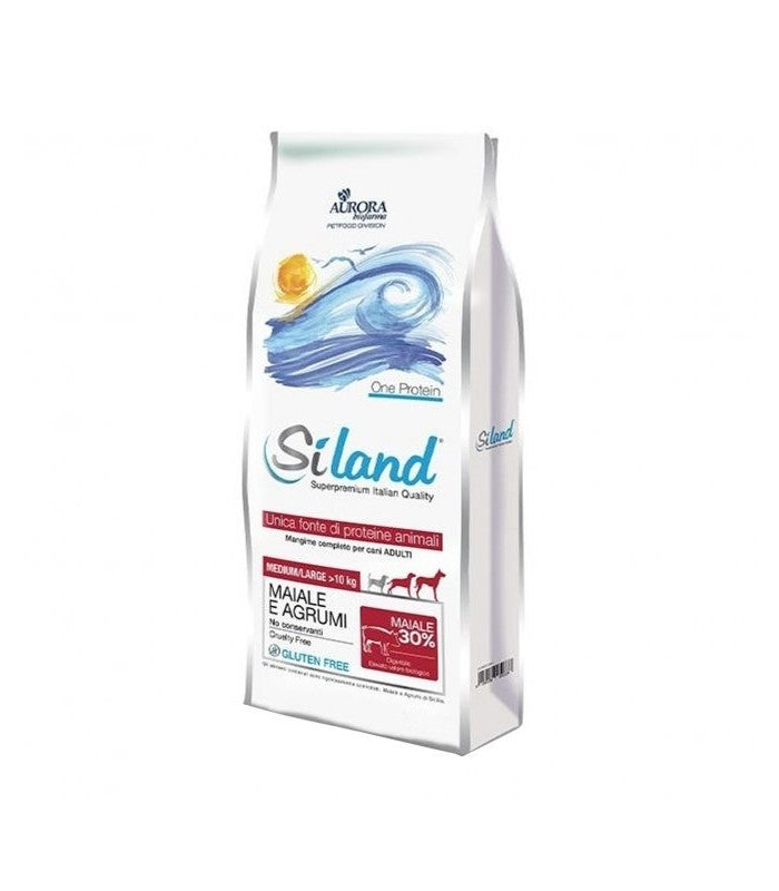 Siland One Protein cane adult medium e large maiale e agrumi 3 kg