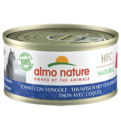 Almo nature HFC Natural Tonno con Vongole 1+ anni - 70 gr